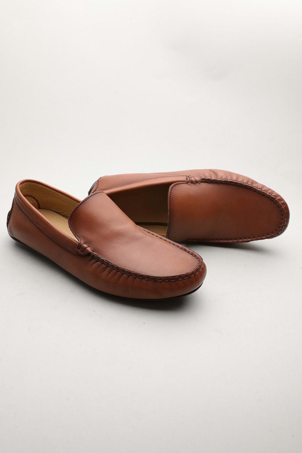 Gondol Erkek Hakiki Deri Klasik Loafer Taba 41 ttx.601209