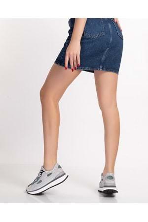 Gondol Sneakers Renkli Günlük Spor Ayakkabı mrs.6633 - Gri - 35