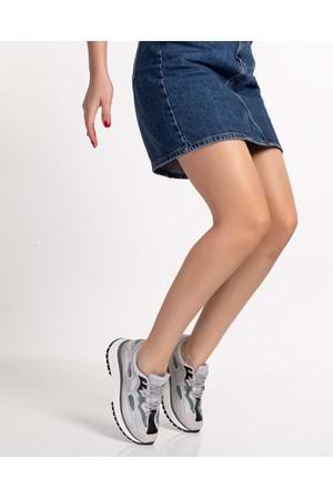 Gondol Sneakers Renkli Günlük Spor Ayakkabı mrs.6633 - Gri - 35