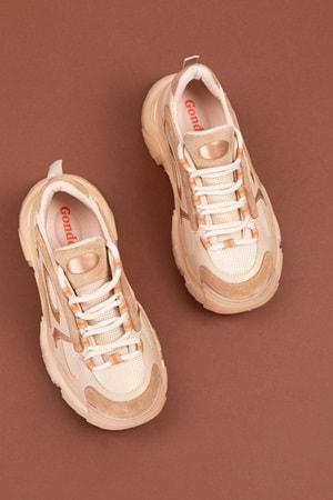 Gondol Sneakers Renkli Günlük Spor Ayakkabı mrs.60115 - Nude - 40