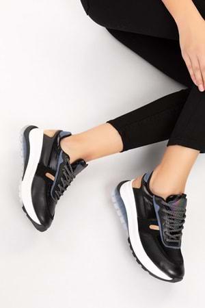 Gondol Sneakers Renkli Günlük Spor Ayakkabı mrs.59119 - Siyah - 38