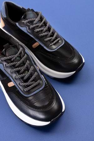 Gondol Sneakers Renkli Günlük Spor Ayakkabı mrs.59119 - Siyah - 38