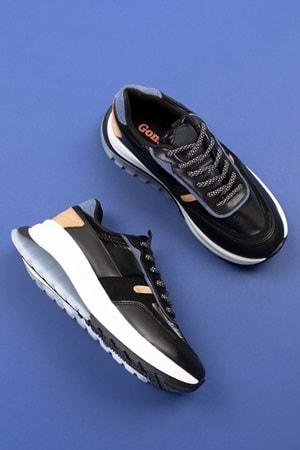 Gondol Sneakers Renkli Günlük Spor Ayakkabı mrs.59119 - Siyah - 38