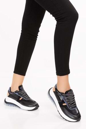 Gondol Sneakers Renkli Günlük Spor Ayakkabı mrs.59119 - Siyah - 38