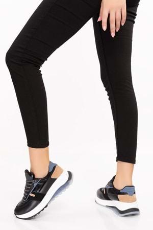 Gondol Sneakers Renkli Günlük Spor Ayakkabı mrs.59119 - Siyah - 38