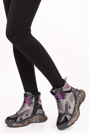 Gondol Sneakers Renkli Günlük Spor Bot mrs.60117 - Siyah - 40