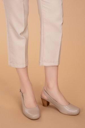 Gondol Kadın Hakiki Deri Klasik Topuklu Ayakkabı şhn.119